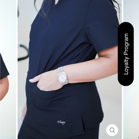 C. Saucy Scrub Top, size 3XL - Picture 5 of 6